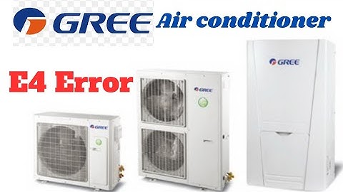 Gree AC mai E4 ka Error kyun aata hai||Gree AC Error E4||Gree Air conditioning Error Codes