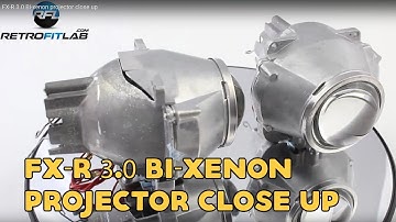 FX-R Bi-xenon projector 1.1 rotating close-up