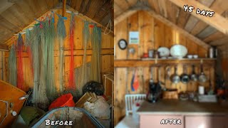 From abandoned boatshed to stunning Tiny House - Time Lapse