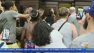 Downtown Meeting Ends Abruptly With 2 People In Custody
