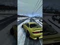Snow Drifting in a Nissan 240sx part2 #logitechg920 #automobile#drifting #gaming#beamngdrive#nissan