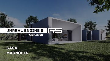 Casa Magnolia in Buenos Aires, Argentina. Unreal Engine 5 Animation.
