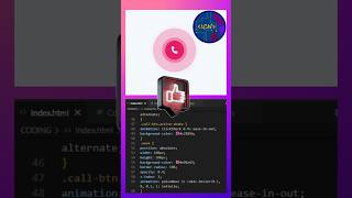🗿🔥 CALL Animation CSS ! Satisfaction level 📈 #coding #webdevelopment #htmlcssjs #shorts