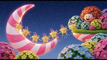 Teddy Tunes in Candy Moons | Best Nursery Rhymes and Kids Songs Collection
