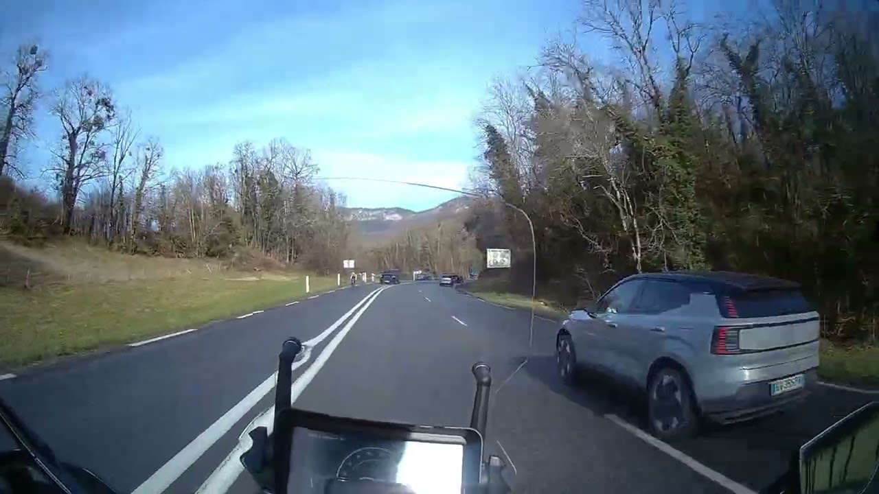 Balade tranquille par un bel après-midi d'hiver 