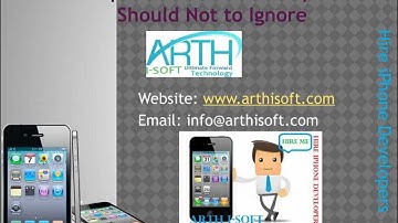 4 Tips iPhone Developers Should Not to Ignore by Arth I-Soft