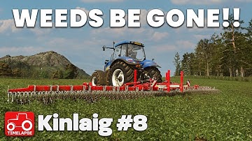 WIEDEN, OOGSTEN, LANDBOUWEN EN ZAAIEN!! Kinlaig FS25 Timelapse Farming Simulator 25 Aflevering 8