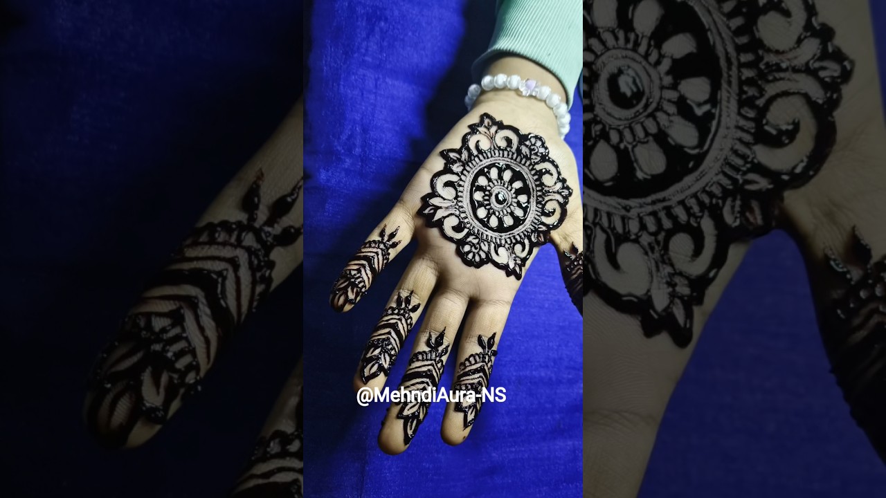Very easy mehndi design 