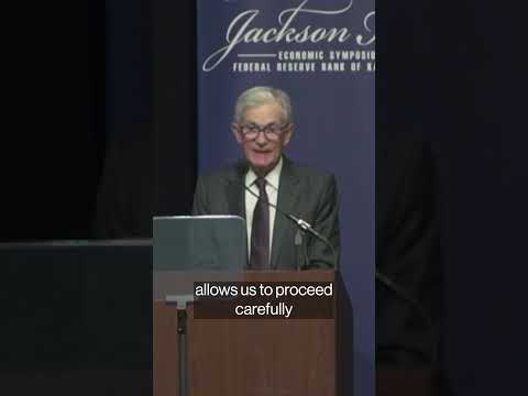 Fed Chair Powell opens the door to rate cuts #shorts #powell #jacksonhole #fed
