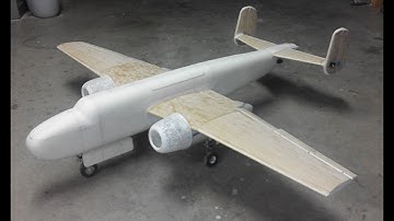 Building semi scale RC B-25 Part 7: Building update
