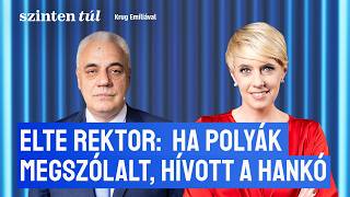 Darázs Lénárd, az ELTE rektora: Nem lehet mindig becsicskulni