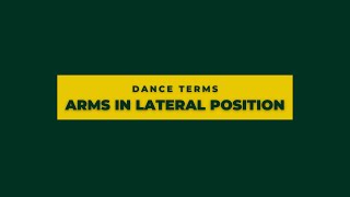 Arms in Lateral Position