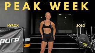 PEAK WEEK | ONE WEEK OUT HYROX SOLO
