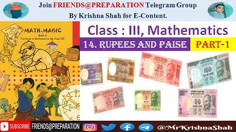 Rupees and Paise Chapter 14 - Part 1 | Class 3 Maths