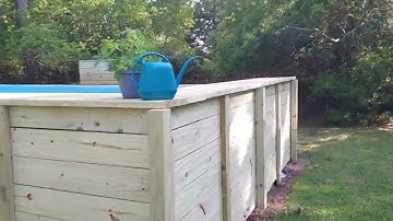 intex pool 12x 24 wood