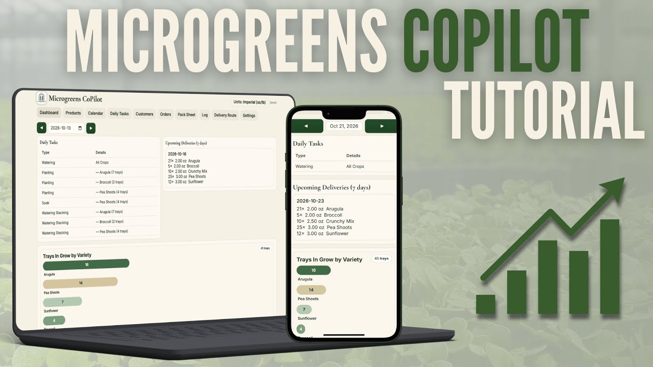 Это программное обеспечение управляет вашей фермой по выращиванию микрозелени (полное пошаговое р...