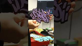 Using a laser cutter to make a tag