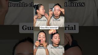 Gua Sha Tutorial For Double Chin 11 Lines Smile Lines And Frown Lines 