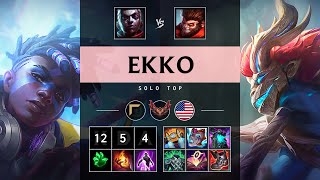 Ekko Top vs Wukong - NA Grandmaster Patch 25.12