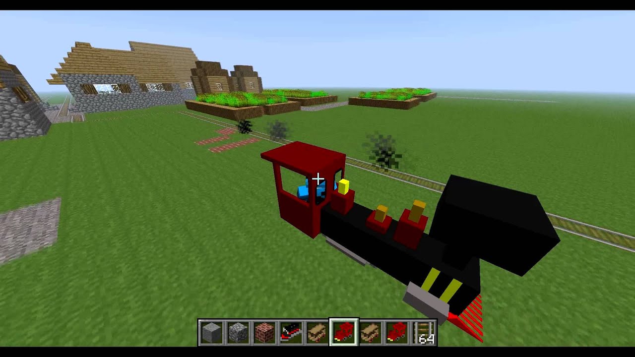 Minecraft - Train Mod Fail - YouTube