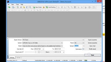 RSI-Trend.mq4 tested on M1 More info at: MT4talk.com