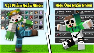 Minecraft Bedwars, Nhưng Vật Phẩm Ngẫu Nhiên Đại Chiến Với Hiệu Ứng Ngẫu Nhiên Cùng Noob Team