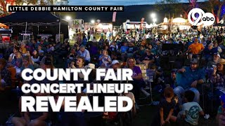Concert lineup revealed for this year's Little Debbie Hamilton County Fair