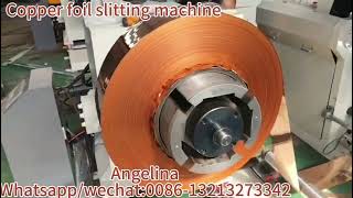 Copper foil slitting machine