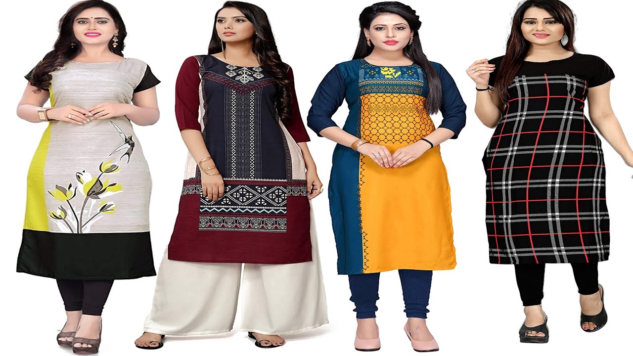 Latest Trendy Kurtis Collections Under 300 Only - YouTube