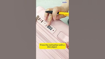 PP Luggage Password Modification Guide #omaska #luggage #Combinationlock #PasswordChange #factory