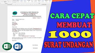 Download Lagu Cara Cepat Membuat 1000 Surat Undangan Di Word MP3 Download Lagu Cara Cepat Membuat 1000 Surat Undangan Di Word MP3