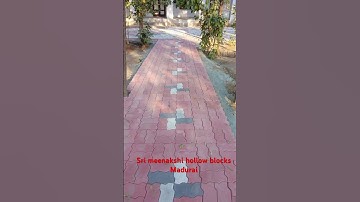 Zigzag Paver Block Installation | Black, Red & White Design | School Campus Work #paverblocks