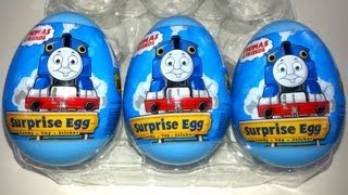 3 Thomas & Friends Surprise Eggs Unboxing