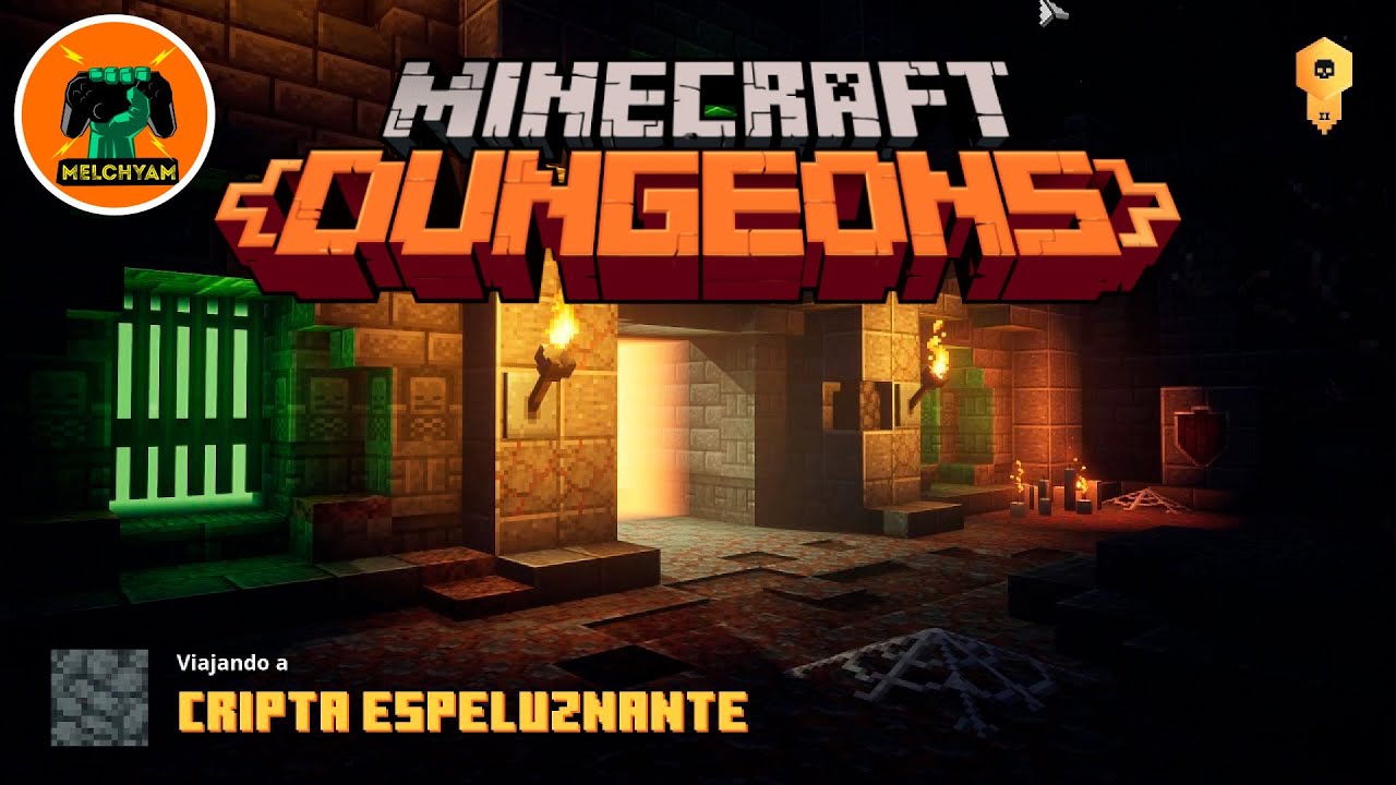 MINECRAFT DUNGEONS // EP.02 - CRIPTA ESPELUZNANTE - YouTube