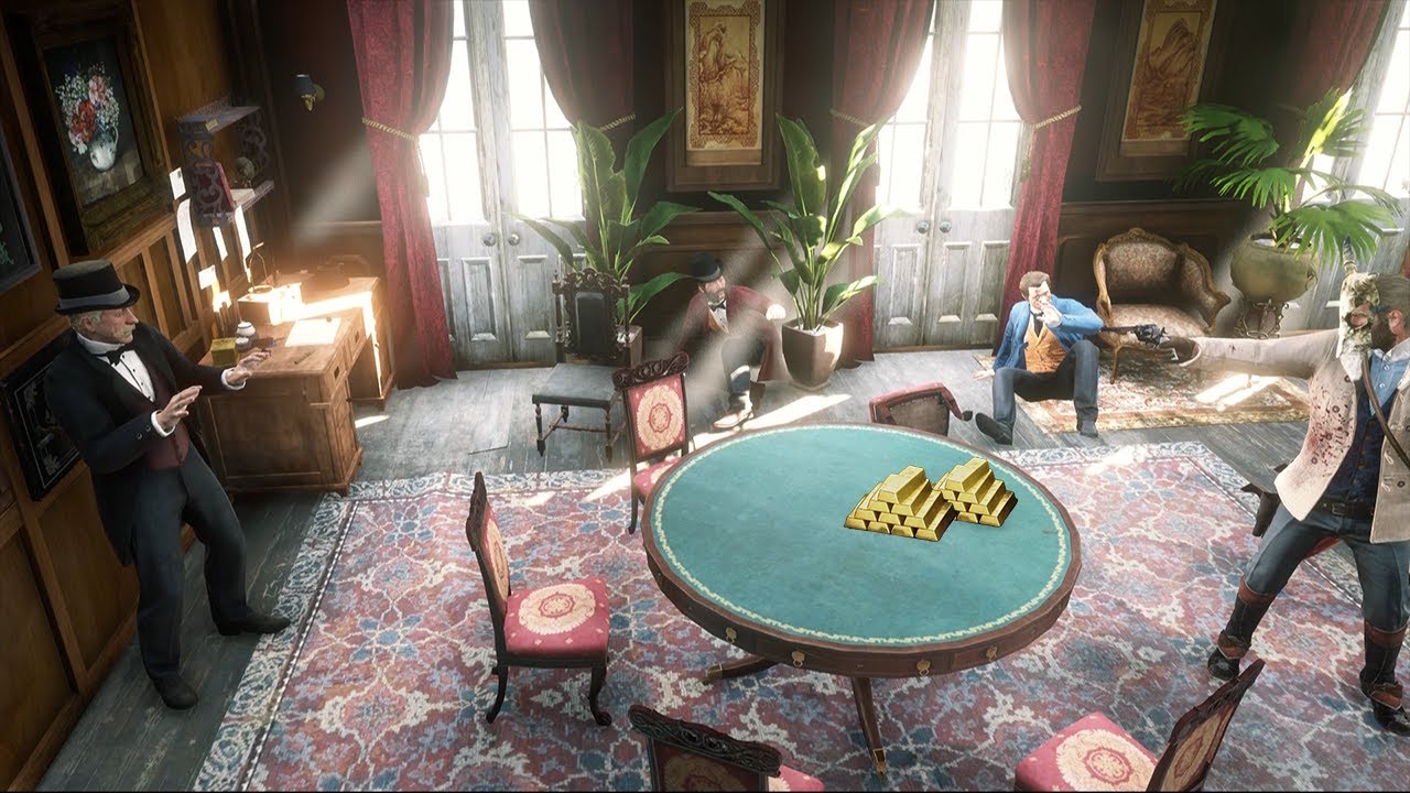 Saint Denis Perfect Secret Poker Room Robbery No Bounty RDR2 YouTube