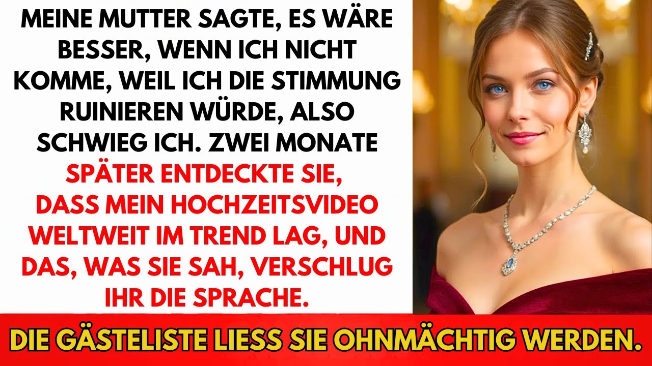 Familie Schloss Mich Von Der Hochzeit Meiner Schwester Aus; Meine Gästeliste Wurde Weltweit...