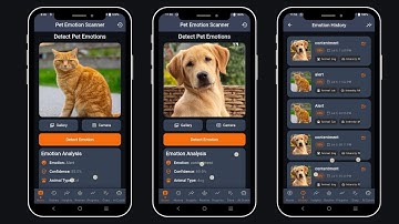 AI-Powered Pet Emotion Detection Flutter App | Pet Mood Tracker | ChatGPT Pet Behavior Analysis App