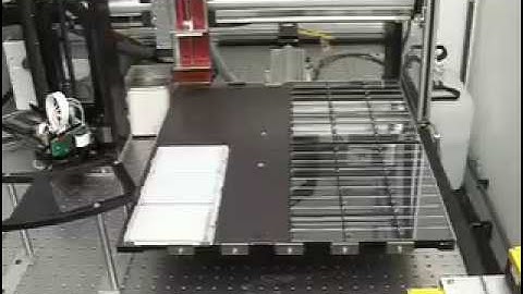 Robot printing microarrays