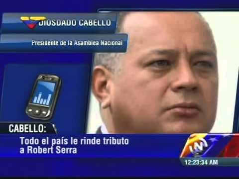 Diosdado Cabello sobre el asesinato de Robert Serra