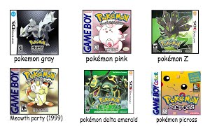 Every Canceled Pokemon Game In 9 Minutes