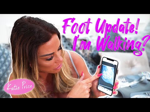 KATIE PRICE: FOOT UPDATE, WALKING AGAIN???