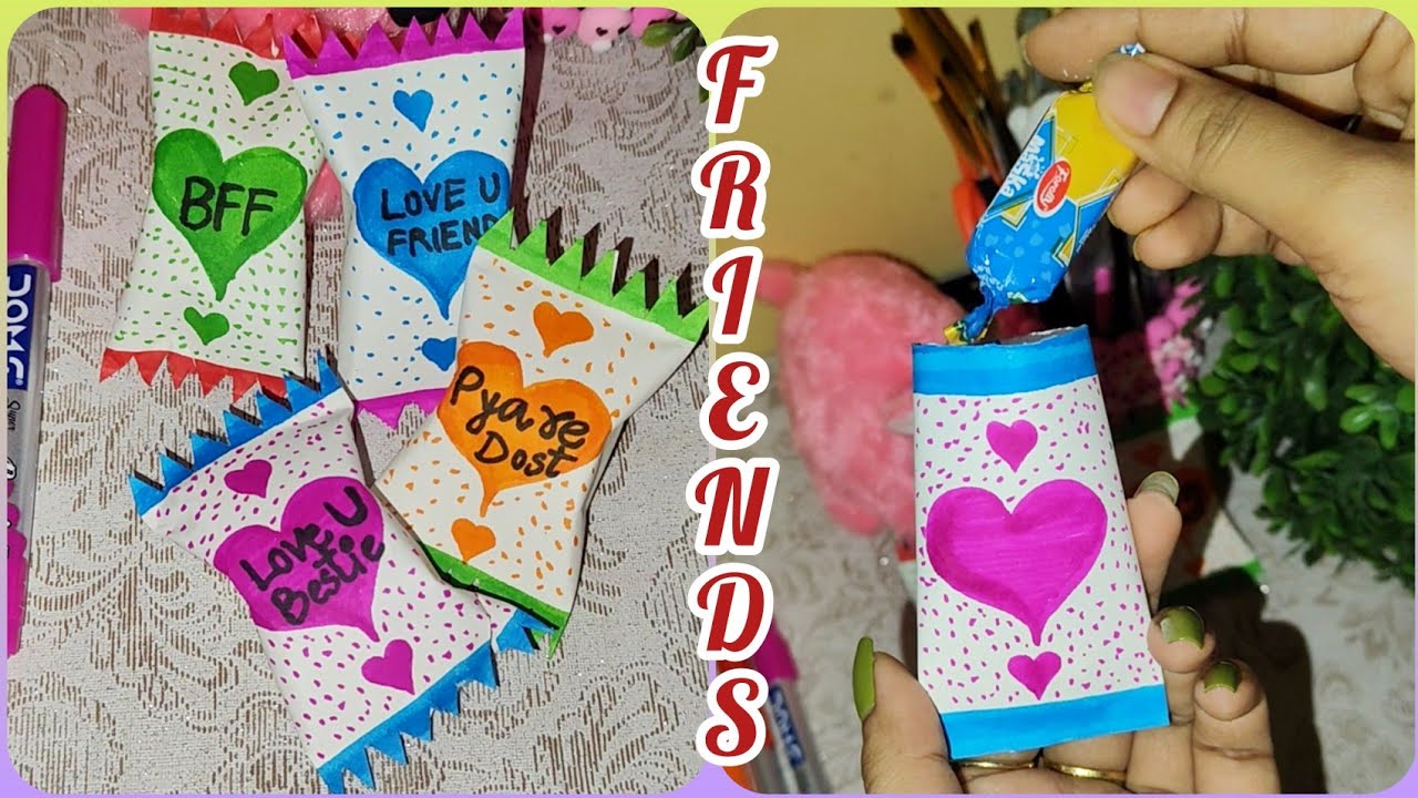 DIY Handmade Friendship Day Gift|| Easy and beautiful gift ideas||Chocolate wrap 🌯