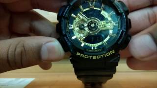 G Shock Gold Black watch review and features
