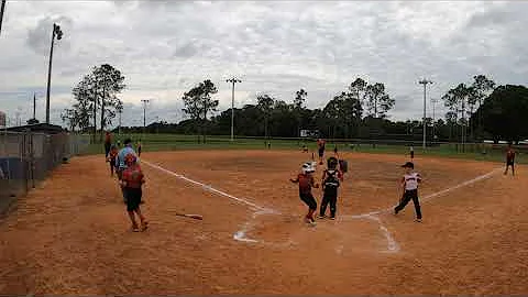8U Machine Pitch Baseball | Tampa Elite HitSquad vs Bloomingdale Bandits 8-28-21 (W14-0) GSA