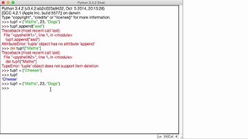 Python Öğreniyorum Ders 11 Veri Grupları (Tuples) Learning Python