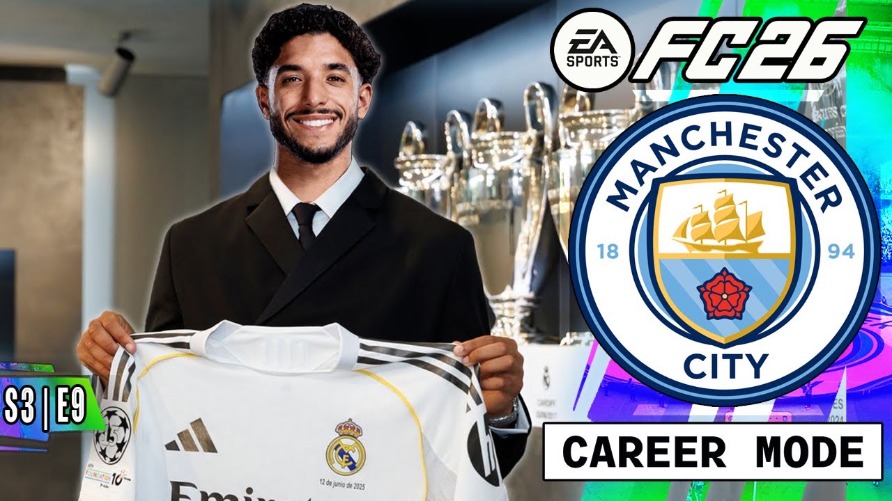 REAL MADRID WANT TO SIGN OMAR MARMOUSH! | S3 E9 | MAN CITY CAREER MODE