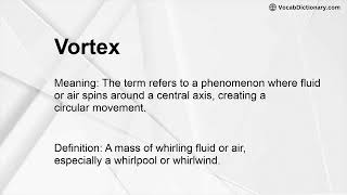 Vortex Meaning
