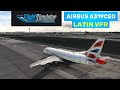 Airbus a319 latin vfr  flight simulator 2020