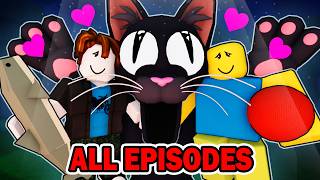 99 NIGHTS IN THE FOREST, BUT THE CAT IS FRIENDLY!? (All episodes) Roblox Animation
