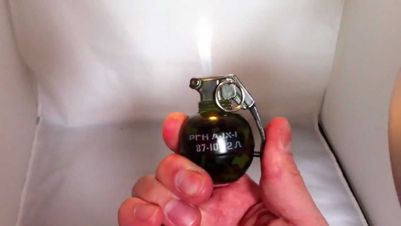 Hand Grenade Novelty Lighter YouTube